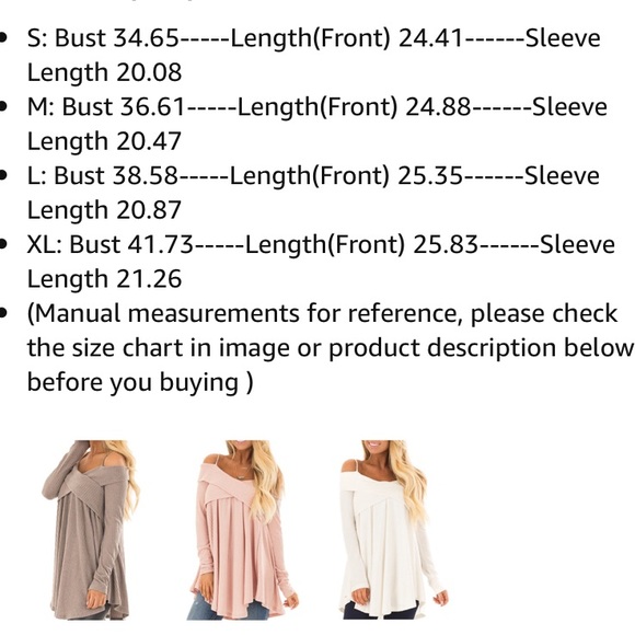 Beautiful woman casual off shoulder long sleeve - Picture 7 of 8